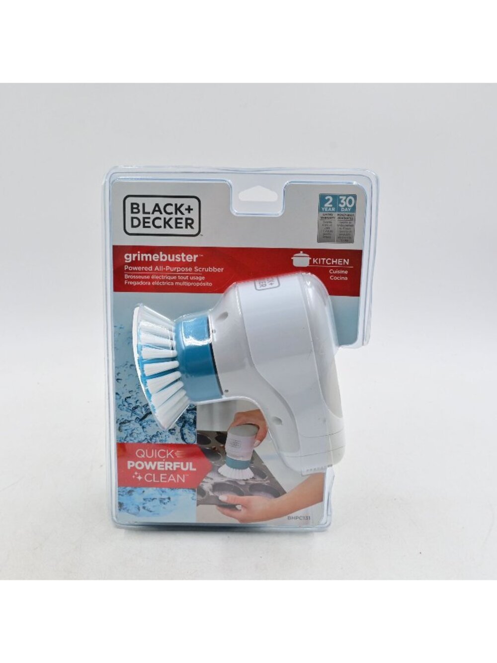 Black + Decker Grimebuster Powered All Purpose Scrubber BHPC131 Kitchen NIP
